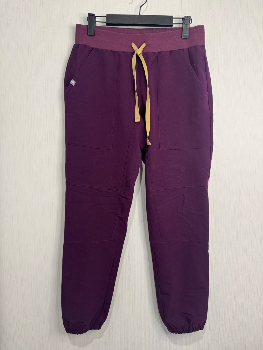 FIGS Venice Jogger Scrub Pants. Deep Purple. XS Petite. No flaws noted!